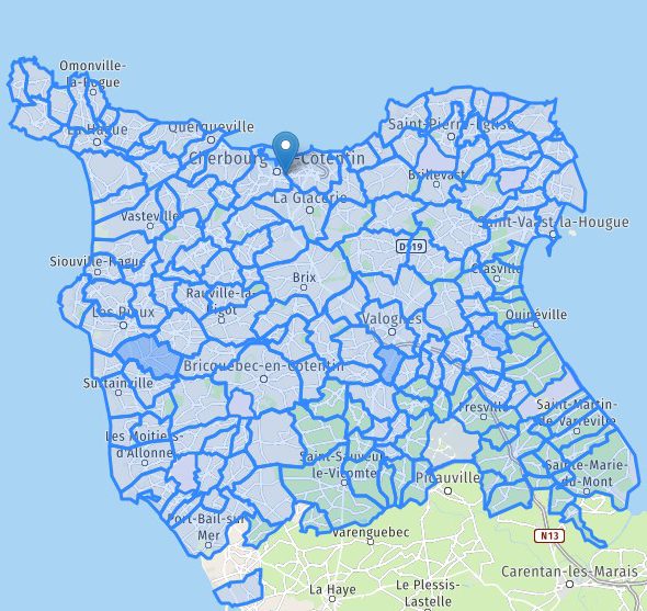 Zone d'intervention