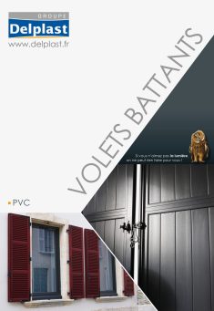 Couverture DELPLAST Brochure Volets Battants 2023